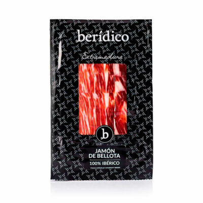 Jamón de Bellota 100% Ibérico envasado al vacío en sobre individual