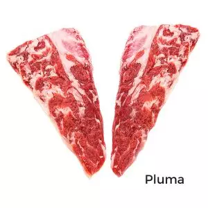 carne de pluma ibérica fresca de cerdo ibérico100% bellota