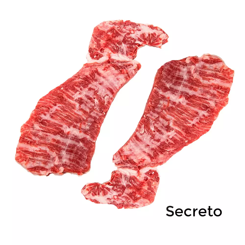 Secreto Ibérico Montanera. Carne de Bellota 100% Ibérica.