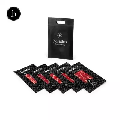 Paleta de Bellota 100% Ibérica, pack 5 sobres. Corte a cuchillo.