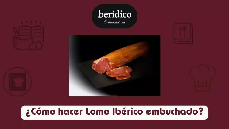 como hacer lomo ibérico curado